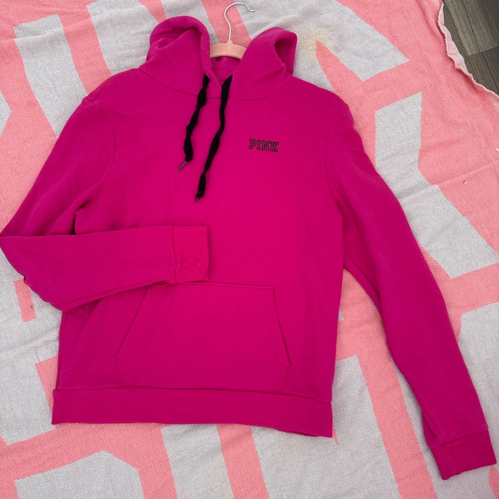 PINK Victoria's Secret Pink Hooded Sweatshirt Relaxed Fit M